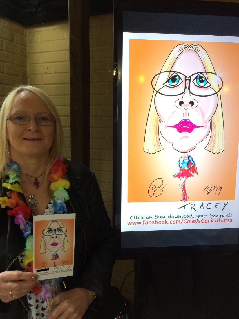 live iPad caricatures are perfect for any kind of event 